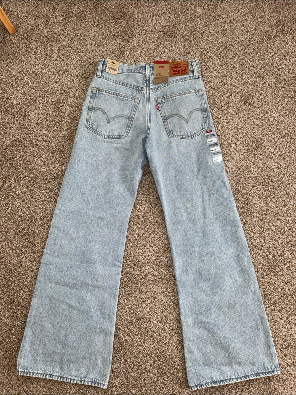 Levi’s middy loose bootcut jeans